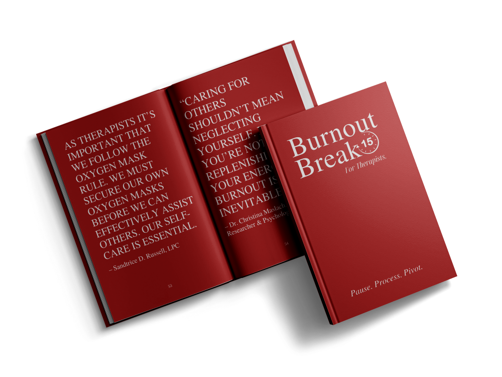 The Burnout Break Journal - For Therapists